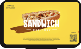 Screenflex - restaurant template